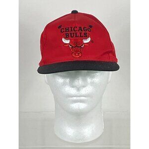 Vintage The G Cap NBA Chicago Bulls Embroidered Snapback Hat Cap OS NWOT F280